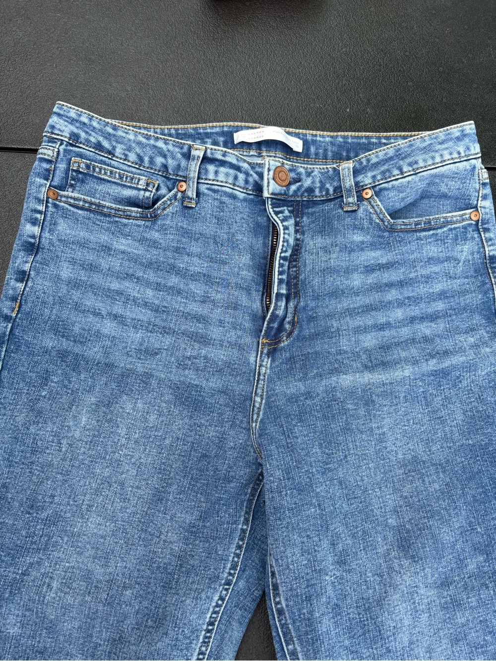 LC Lauren Conrad Women’s Size 16 High Rise Skinny Ankle Jeans Raw Hem